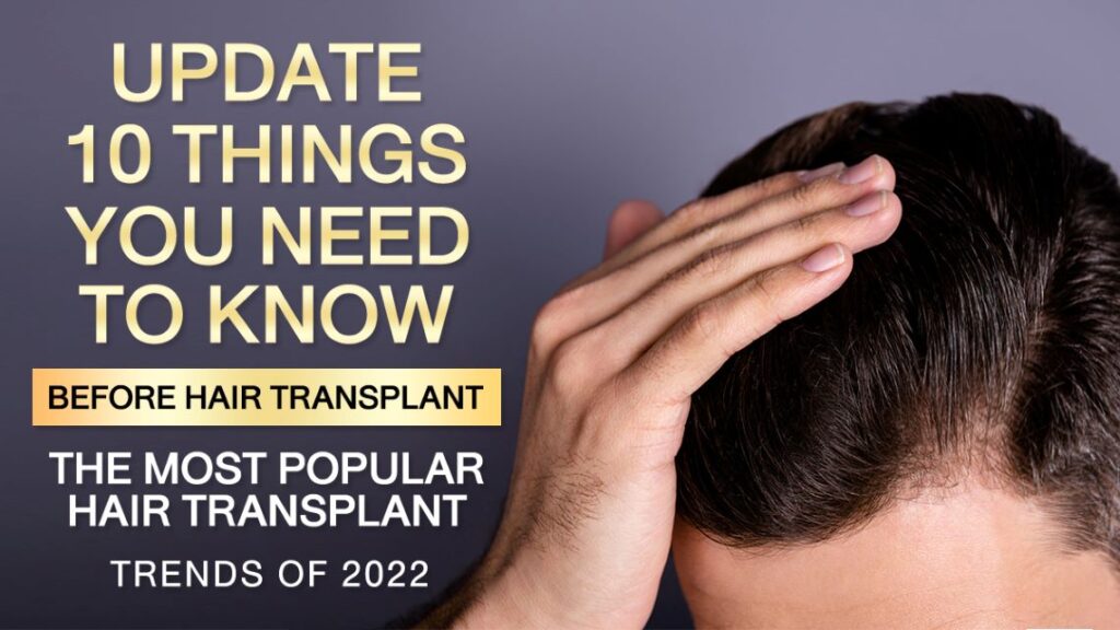 Before hair transplant instructions